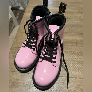 Dr. Martens Pink Combat Boots
